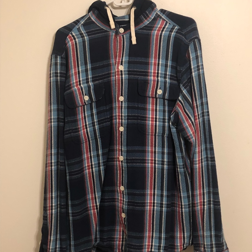 Ralph Lauren hooded waffle pull over